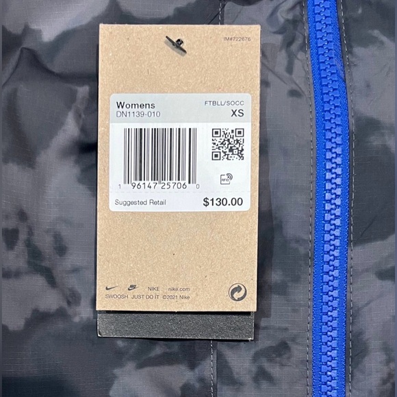 Nike USWNT Team USA Soccer Essential Jacket DN1139-010 Oversized Womens Sizes - Picture 3 of 4